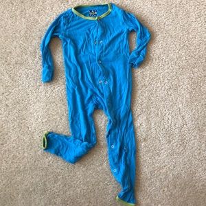 KicKee Pants Open Foot Pajamas 2T
